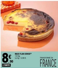 MAXI FLAN CERISE