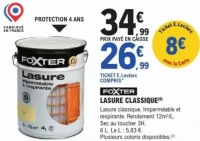 FOXTER LASURE CLASSIQUE