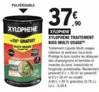 XYLOPHENE XYLOPHÈNE TRAITEMENT BOIS MULTI USAGE