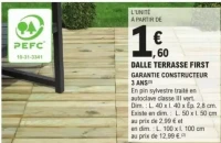Dalle terrasse First