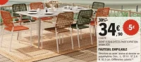 FAUTEUIL EMPILABLE