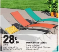 BAIN DE SOLEIL COURBE