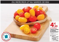 Le Plateau Tomate Cerise Allongée ou Mélangée