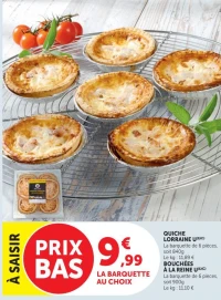 QUICHE LORRAINE U ou BOUCHÉES À LA REINE U