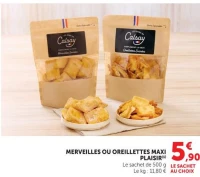 MERVEILLES OU OREILLETTES MAXI PLAISIR