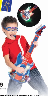 GUITARE ÉLECTRONIQUE LUMINEUSE