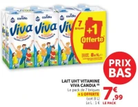 Candia Viva Lait UHT Vitamine