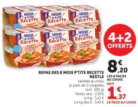 Nestlé Repas des 8 Mois P'tite Recette
