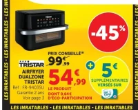 AIRFRYER DUALZONE TRISTAR
