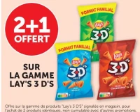 SUR LA GAMME LAY'S 3 D'S