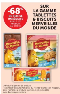 Tablettes & biscuits Merveilles du Monde