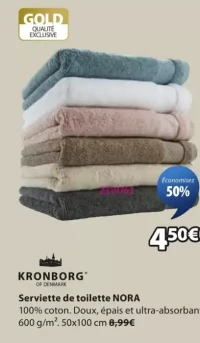 Serviette de toilette NORA