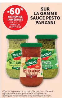 Sauces pesto Panzani