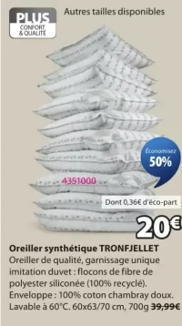 Oreiller synthétique TRONFJELLET