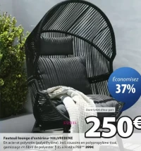 Fauteuil lounge d'extérieur HALVREBENE