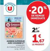 Jambon Supérieur avec Couenne U