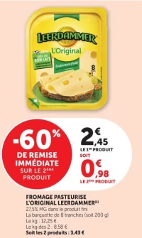 Fromage Pasteursie L'Original Leerdammer