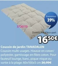 Coussin de jardin TANADALEN