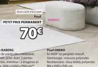 Pouf OREBO