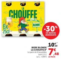 BIERE BLONDE LA CHOUFFE 8°