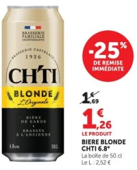 Biere Blonde CHTI 6.8°