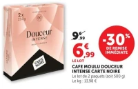 CAFE MOULU DOUCEUR INTENSE CARTE NOIRE