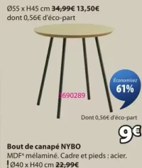 Bout de canapé NYBO