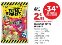 Bonbons Têtes Brûlées