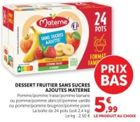 Dessert Fruitier Sans Sucres Ajoutés Materne