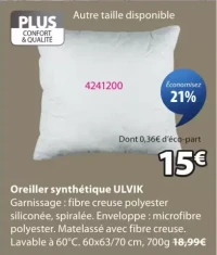 Oreiller synthétique ULVIK