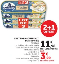 Filets de Maquereaux Petit Navire