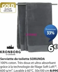 Serviette de toilette SORUNDA