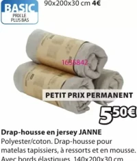 Drap-housse en jersey JANNE
