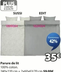 Parure de lit SUSSI / EDIT
