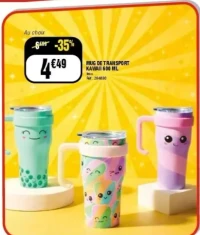 MUG DE TRANSPORT KAWAII 600 ML