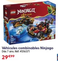 Véhicules combinables Ninjago LEGO