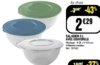 SALADIER 5L AVEC COUVERCLE