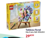 Tableau floral LEGO Creator