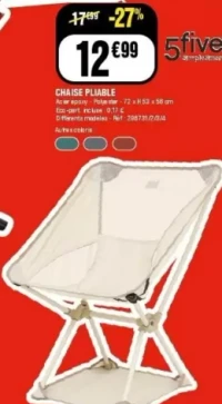 CHAISE PLIABLE