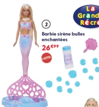 Barbie sirène bulles enchantées MATTEL