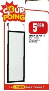 MIROIR DE PORTE