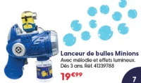 Lanceur de bulles Minions