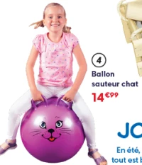 Ballon sauteur chat