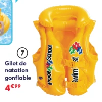 Gilet de natation gonflable