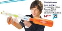 Pistolet à eau avec pompe