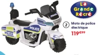Moto de police électrique