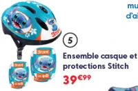 Ensemble casque et protections Stitch