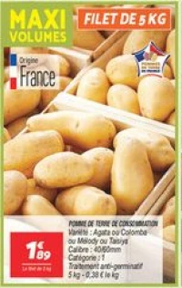Pomme de terre de consommation 