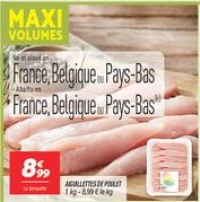 Aiguillettes de poulet 