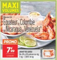 Crevettes cuites 